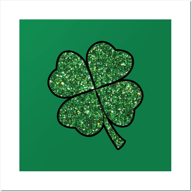 St. Paddy's Day Green Clover Wall Art by ACGraphics